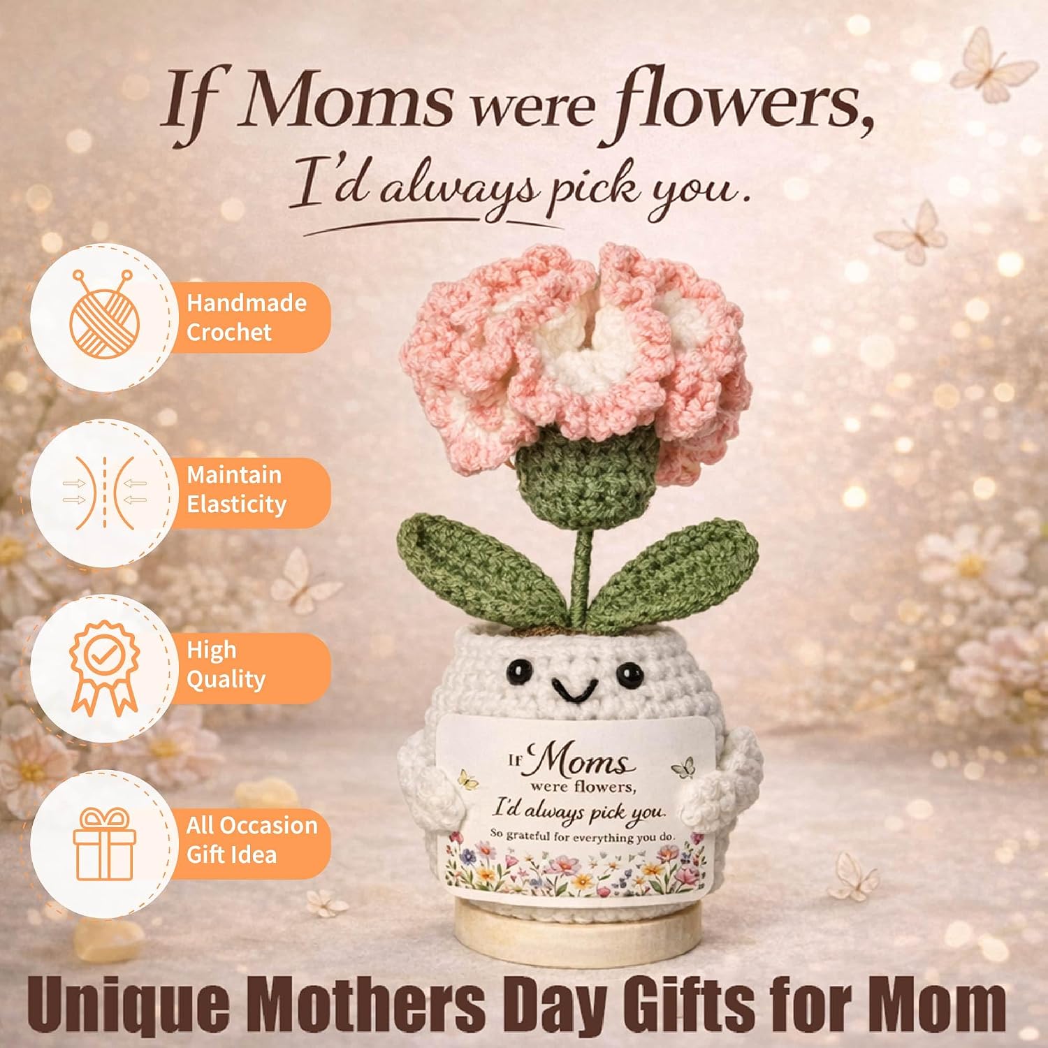 MHSMHL Mothers Day Gifts for Mom, Mothers Day Gift Basket, Best Mom Ever Gift, Moms Birthday Gifts from Daughter Son husband, Mama Gifts, Birthday Gifts Set Box for Mom Wife
