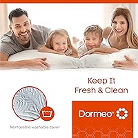 Vista 8 de Dormeo True Evolution Bed Pillow - Low Profile Flat Cooling Pillow with Breathable Technology, for Stomach and Back Sleepers