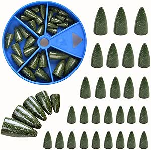 Amazon.com : Bullet Fishing Weights,28pcs/60pcs Bass Fishing Sinker ...