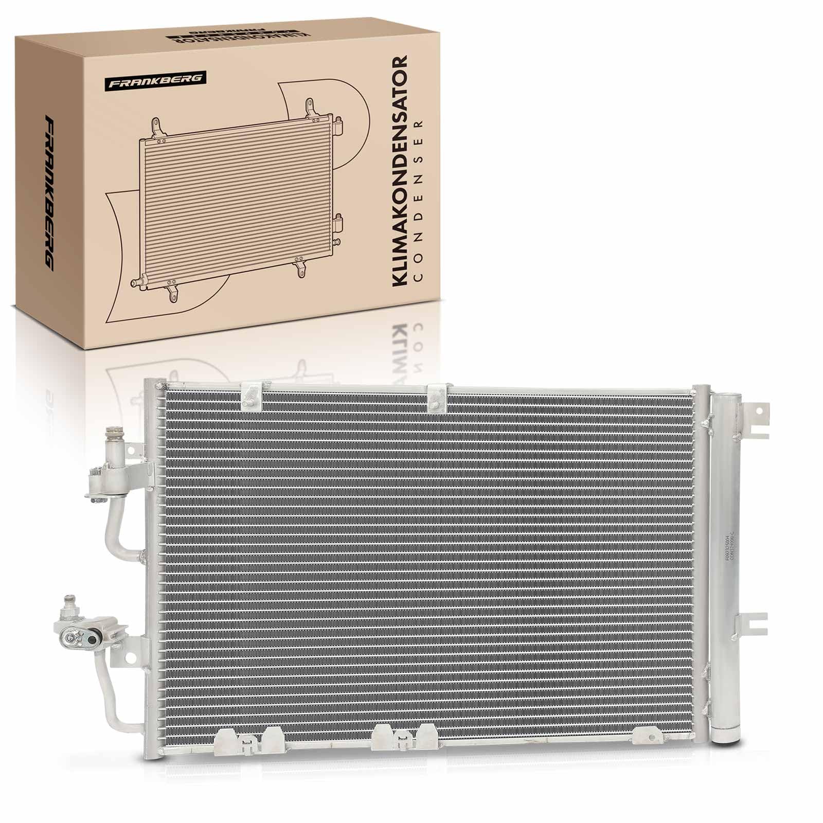 Frankberg Kondensator Klimaanlage mit Trockner Kompatibel mit Astra H A04 L69 L70 1.2L 1.6L 1.8L 2004-2014 Zafira B A05 1.6L 1.8L 2.2L 2005-2015 Replace# 93178959