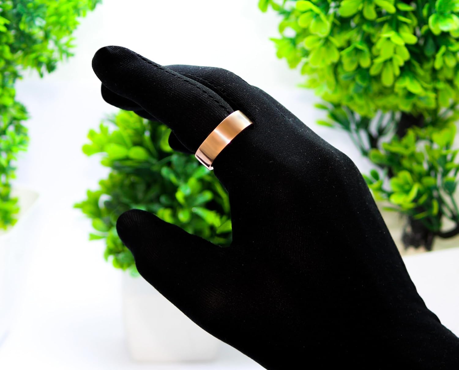 Pure Copper Handcraftede Natural Healing 2mm Heavy Thick Ring Ethnic Jewelry for Men and Women - Image 2