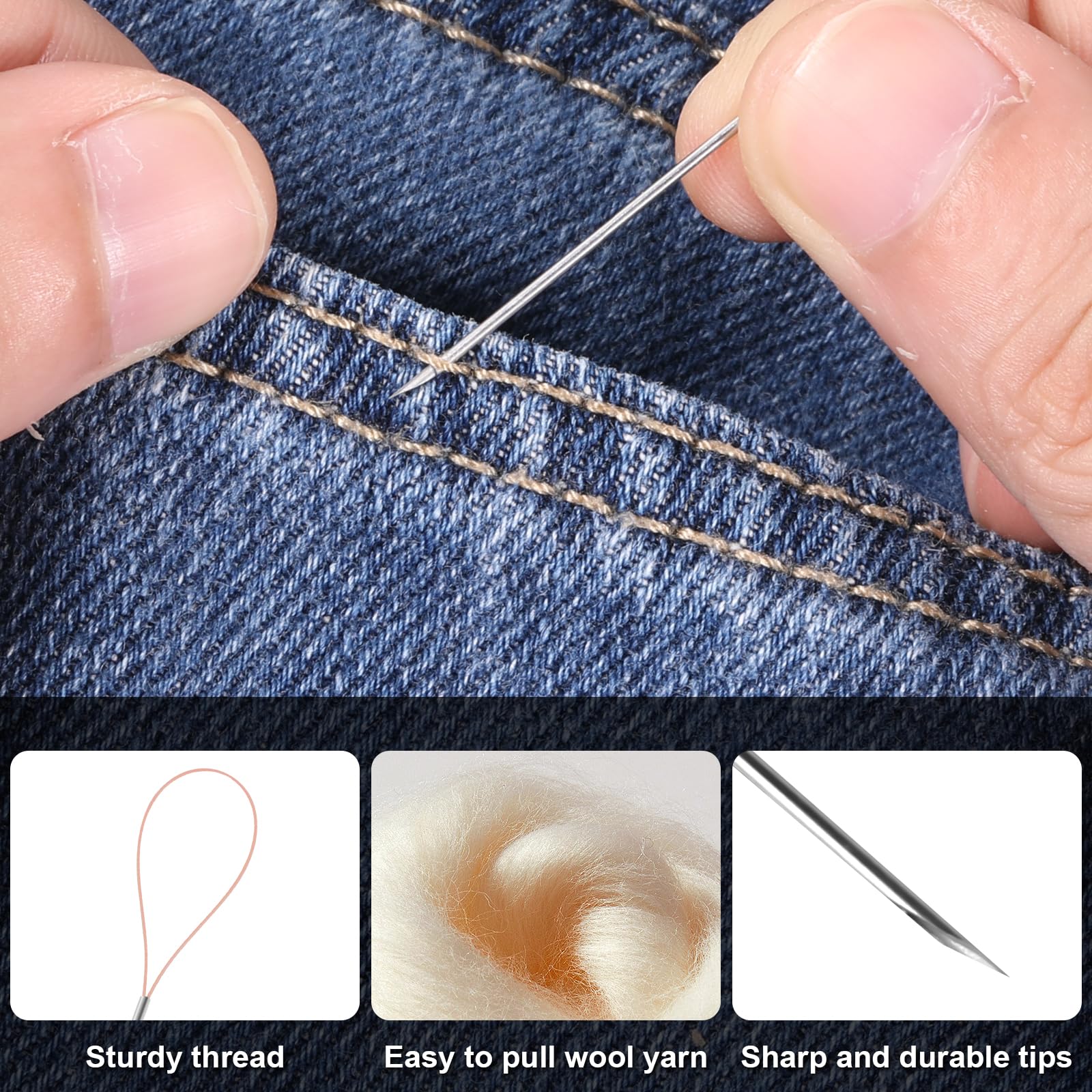 2 stks Naald Reparatie Tool, Snag Reparatie Naald Nederlands