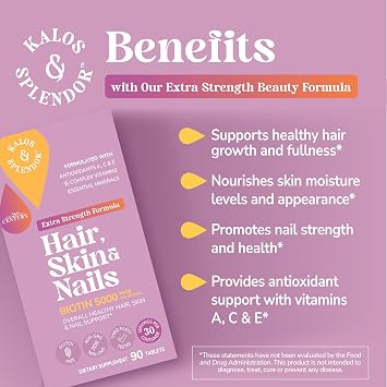 21st Century Hair, Skin and Nails Extra Strength Tablets, 90 Count (27847)