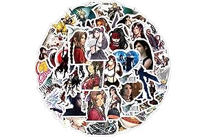 Set of 60 Enchanting Final Fantasy Stickers: Unleash the World of Eorzea on Your Belongings