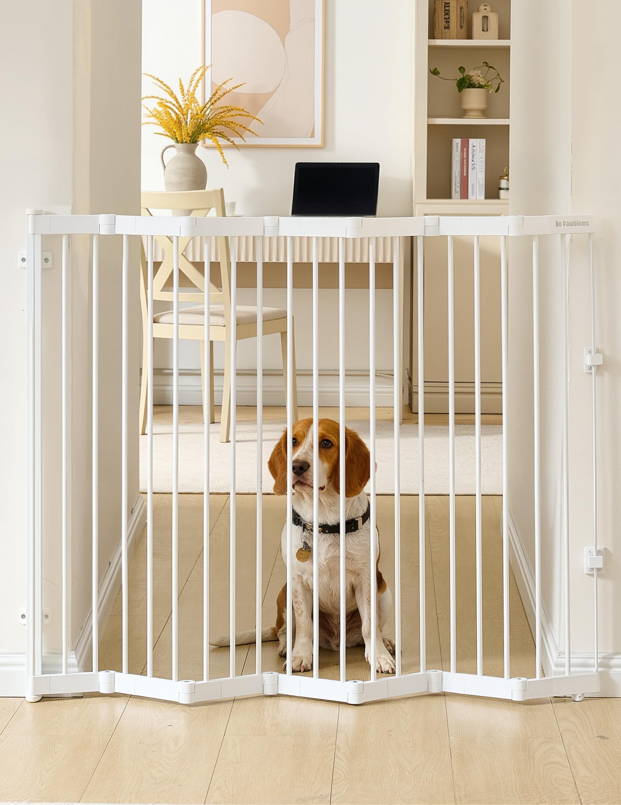 Amazon.com: No Pawblems Retractable Safty Gate, Metal Adjustable