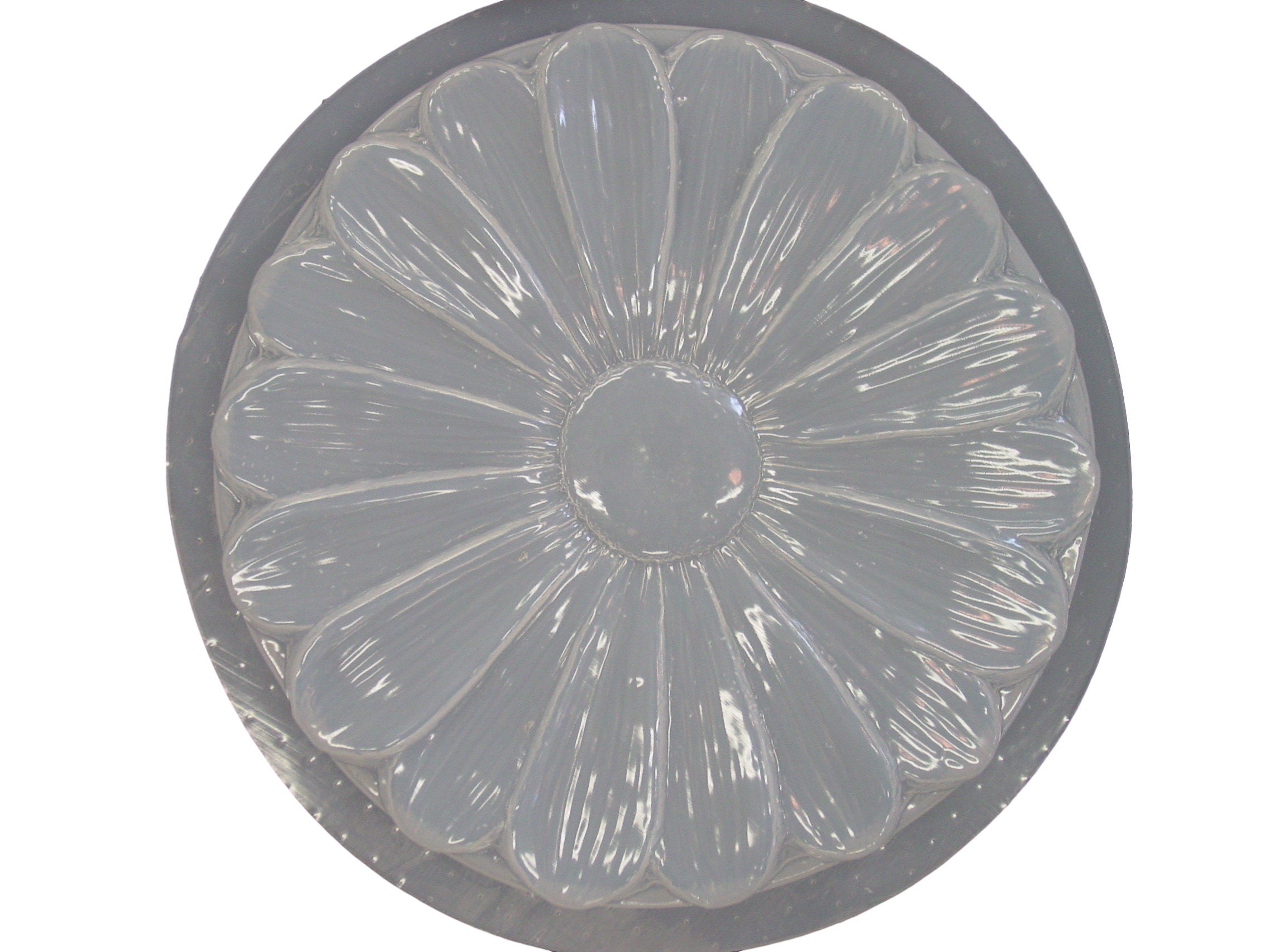 Flower Plastic Craft Mold use with Concrete or Cement to Make Stepping Stones 1142