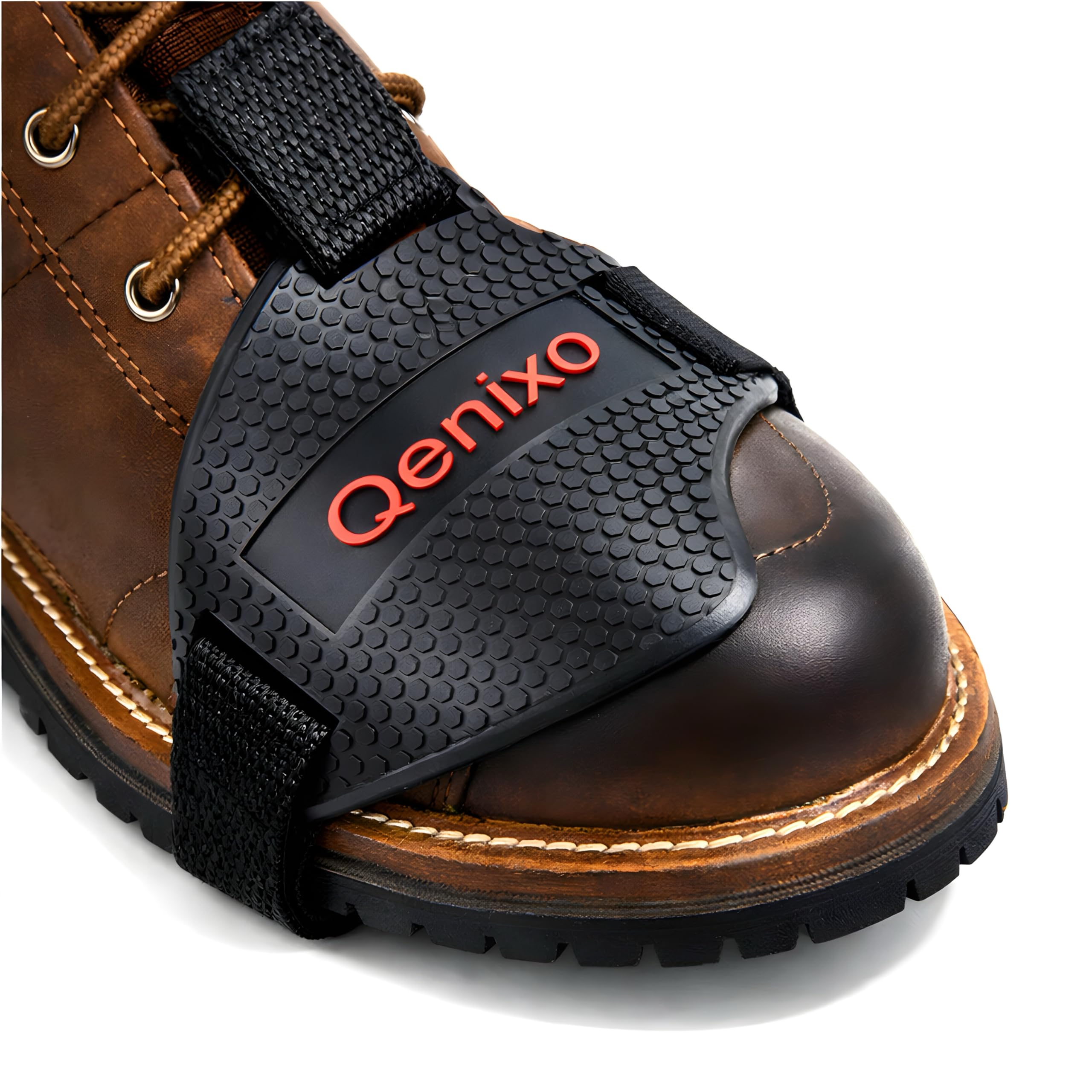 QENIXO Motorcycle Shoe Protector Gear Shift Pad Cover – Durable Anti-Slip Rubber Boot Guard for Bike Riding Shoes, Gear Shifter Protection for Men & Women-picture-10