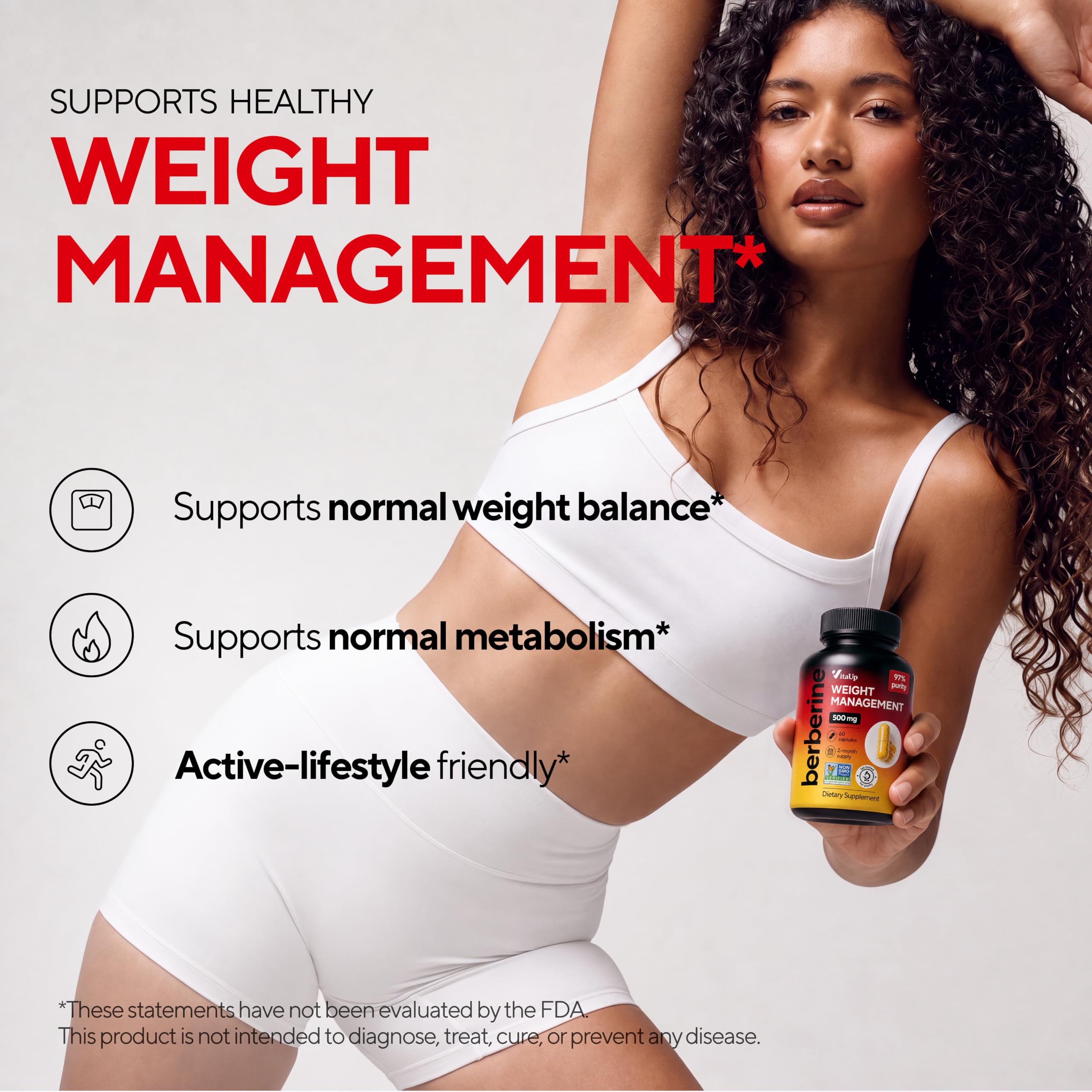 Berberine Supplement 500mg - Berberine 500mg - Non-GMO Berberine HCL - Berberine Supplements for Weight Management, Energy, Immune Support - 60 Capsules — Amazon image 6