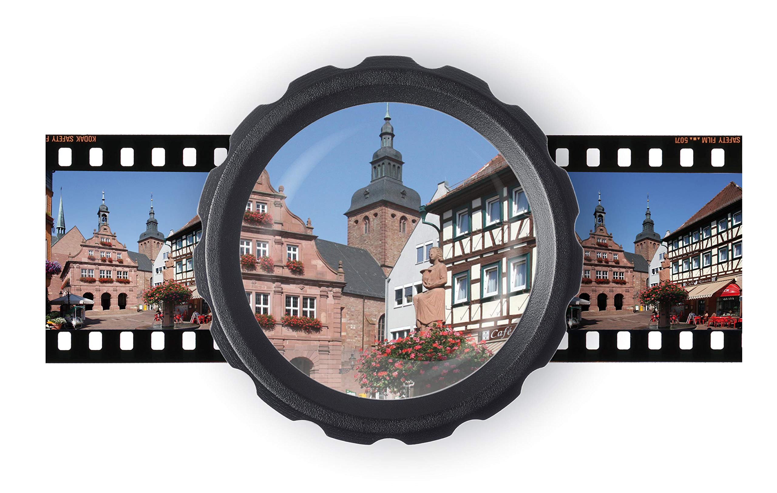 Kaiser Fototechnik 2351 4,5 x Loupe avec 45 mm betrachtung Champ Universel pour Diapositives