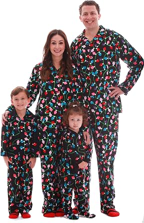 #followme Matching Christmas Pajamas for Family and Couples