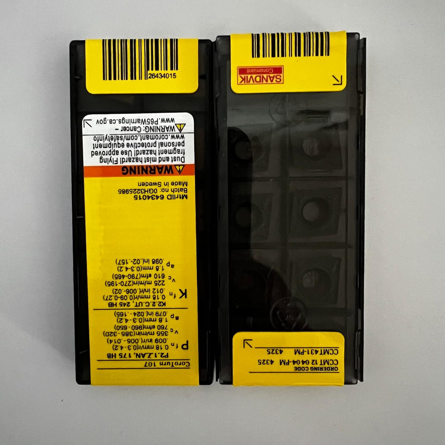 CCMT120404-PM 4325 / CCMT120408-PM 4325 / Carbide Blades Pack of 10 (CCMT120404-PM 4325)