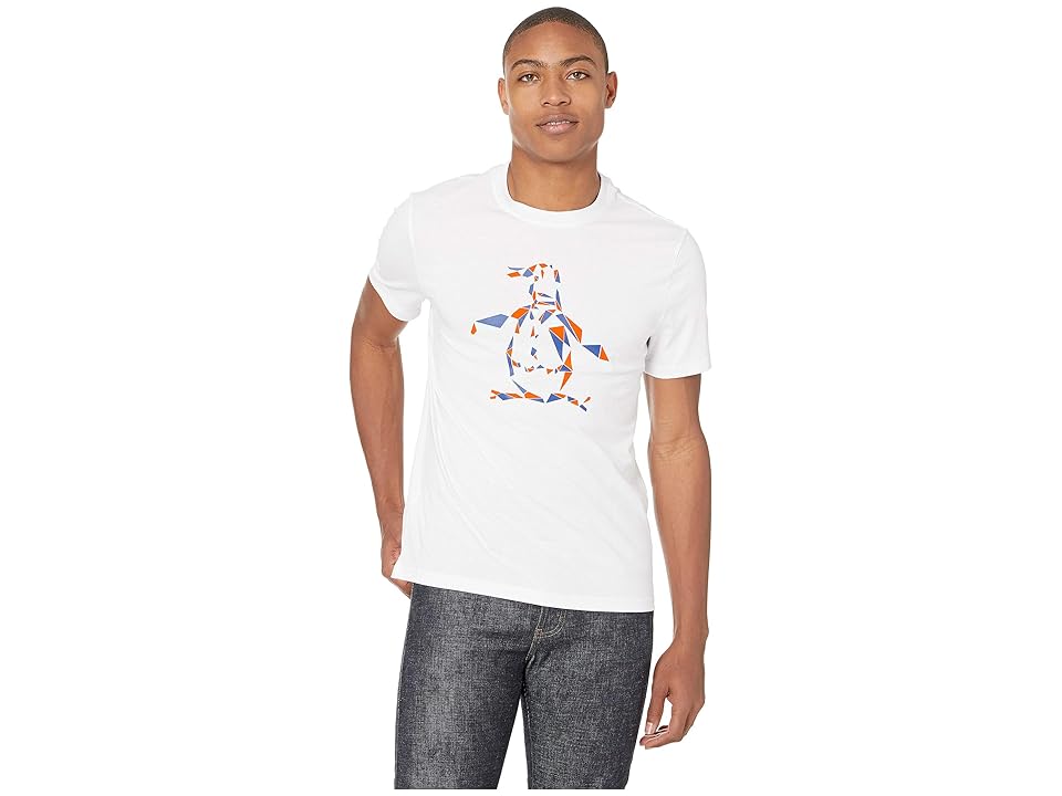 

Original Penguin Polygon Pete Tee (Bright White) Men's T Shirt