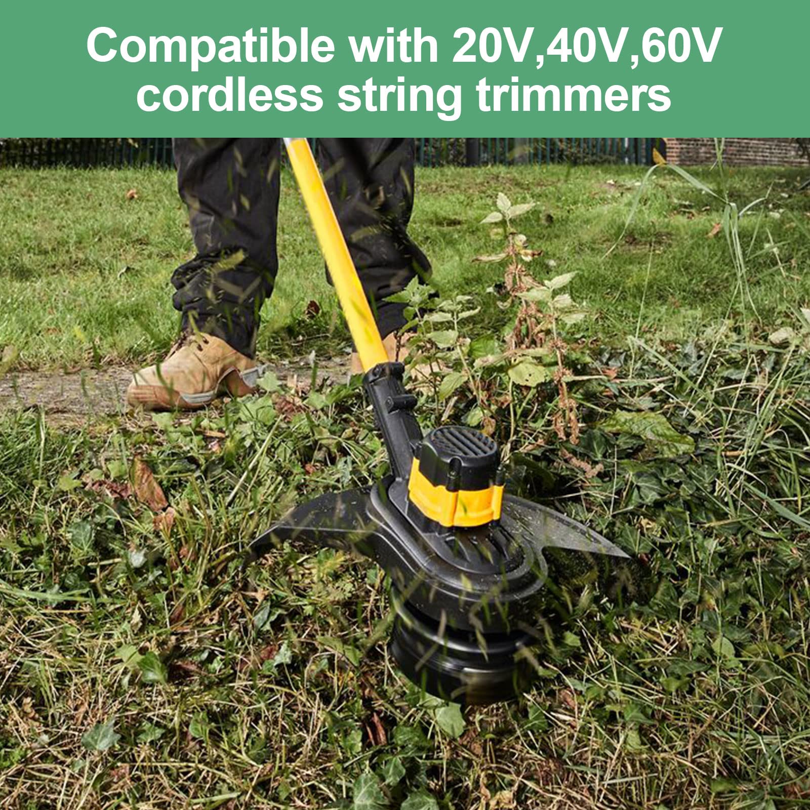 DT20658QZ Testina di ricambio per decespugliatore, DEWALT DWO1DT995 e DT20658QZ ad alimentazione rapida compatibile con Dewalt DCST920 DCST922 DCST970 DCST990 DCST925 (2 pezzi)