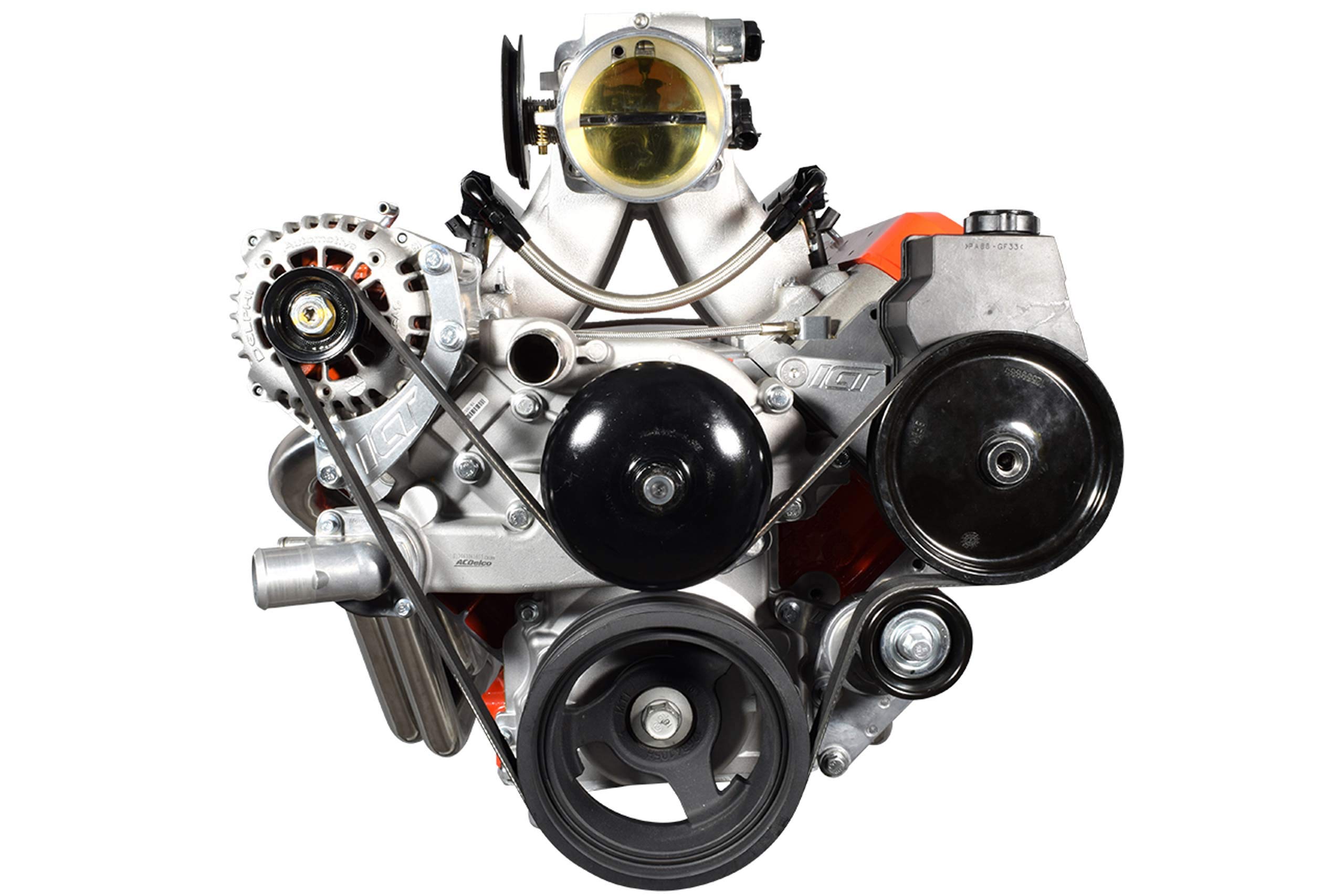 ICT Billet 5.3L LS Alternator & Power Steering Pump Mount Bracket LSX LS3 uses LS1 WP 551570-3