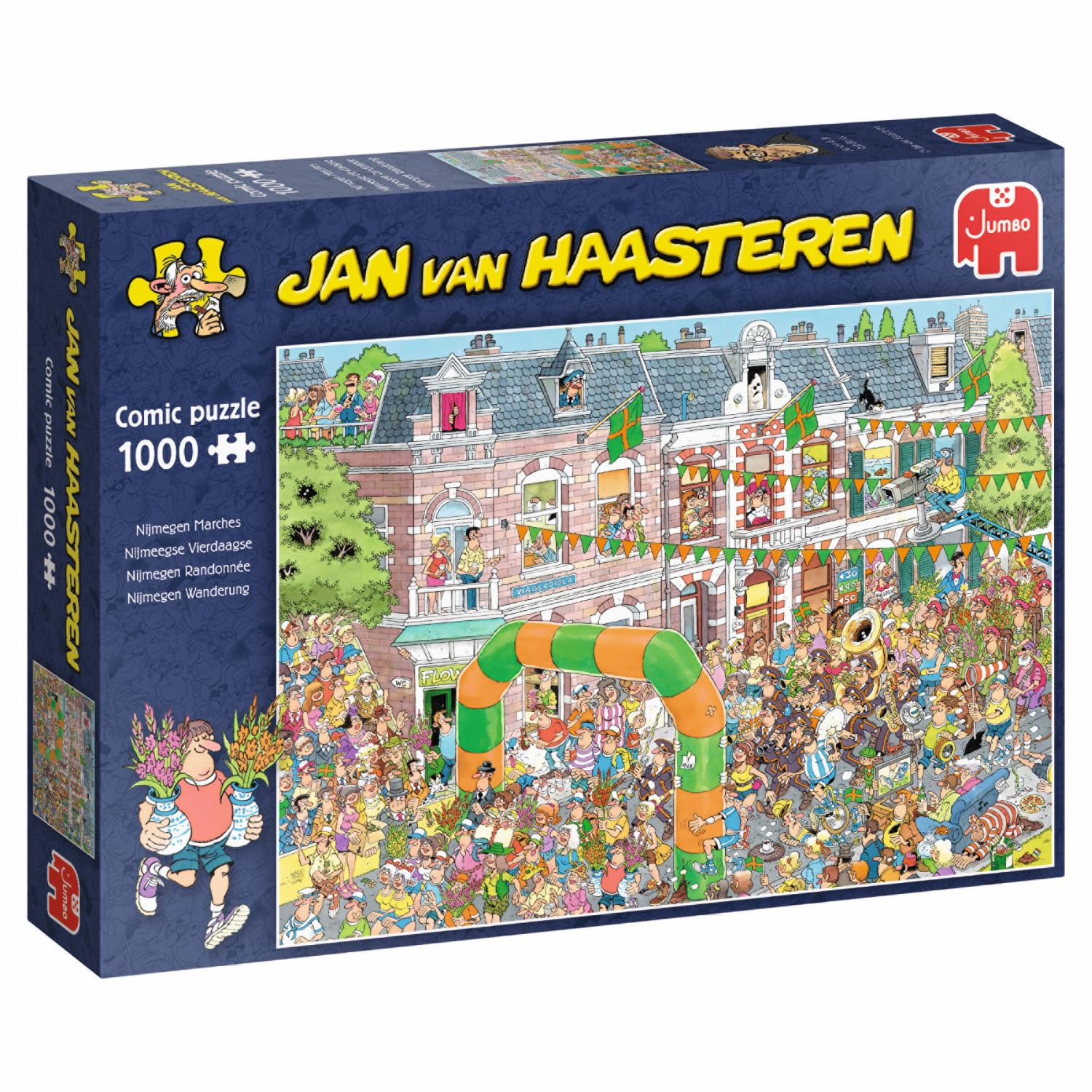 Jumbo Spiele 1119800102 Jan Van Haasteren Nijmegen Wanderung 1000 Teile Puzzle