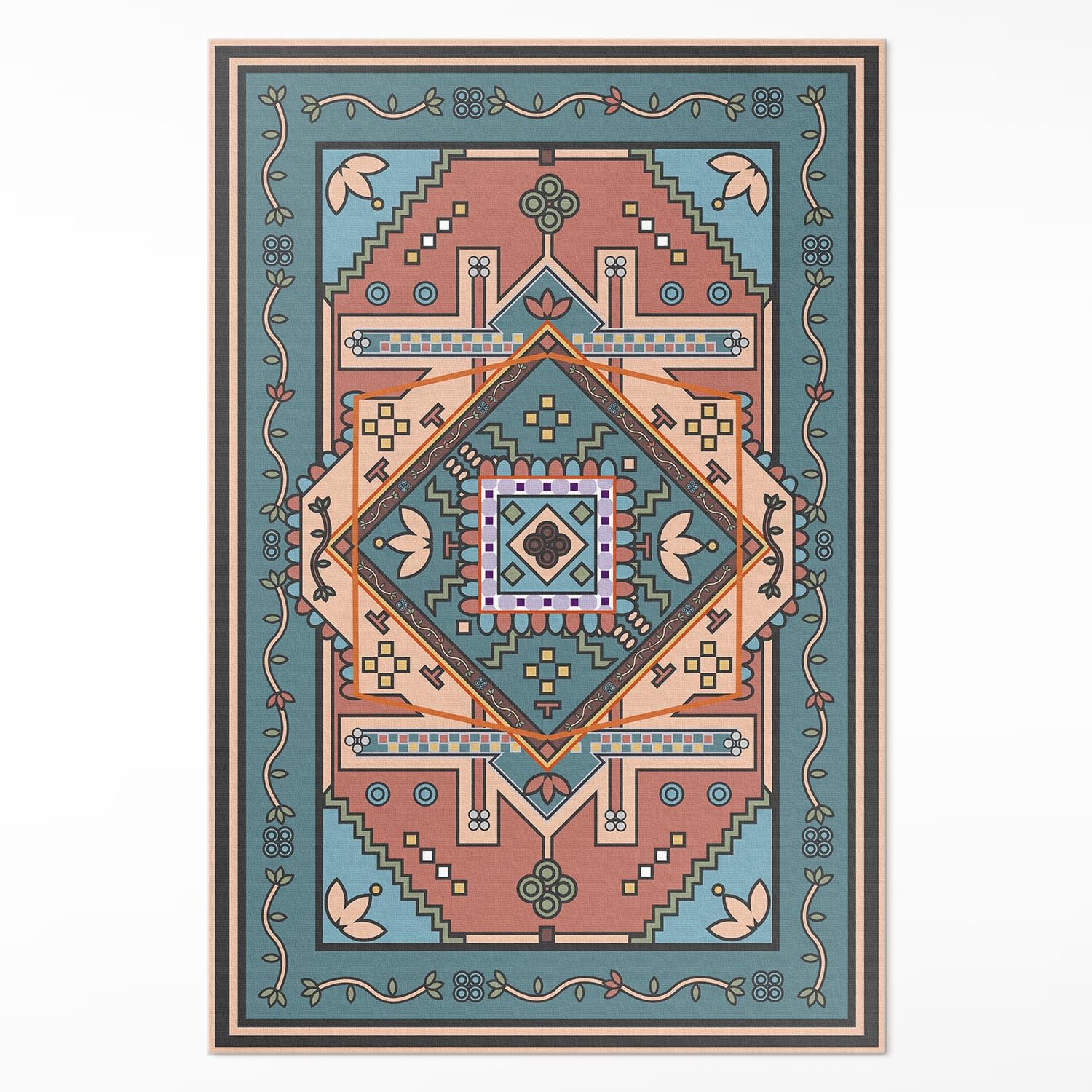 Tapis cuisine vinyle 120x180 cm pour salon et maison déco