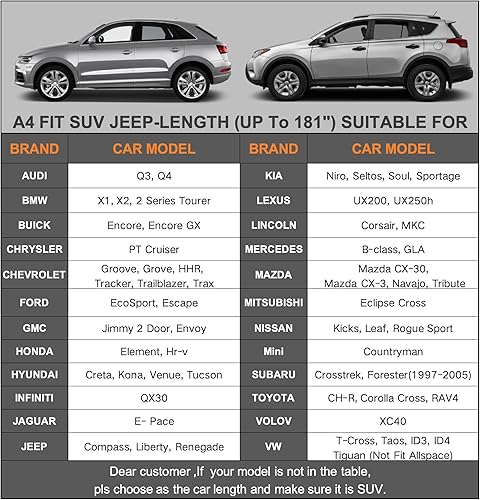 Vista 51 de Kayme - Cubierta impermeable resistente de 6 capas para camioneta, apta para todo clima, protección para exteriores contra lluvia y rayos UV, ajuste