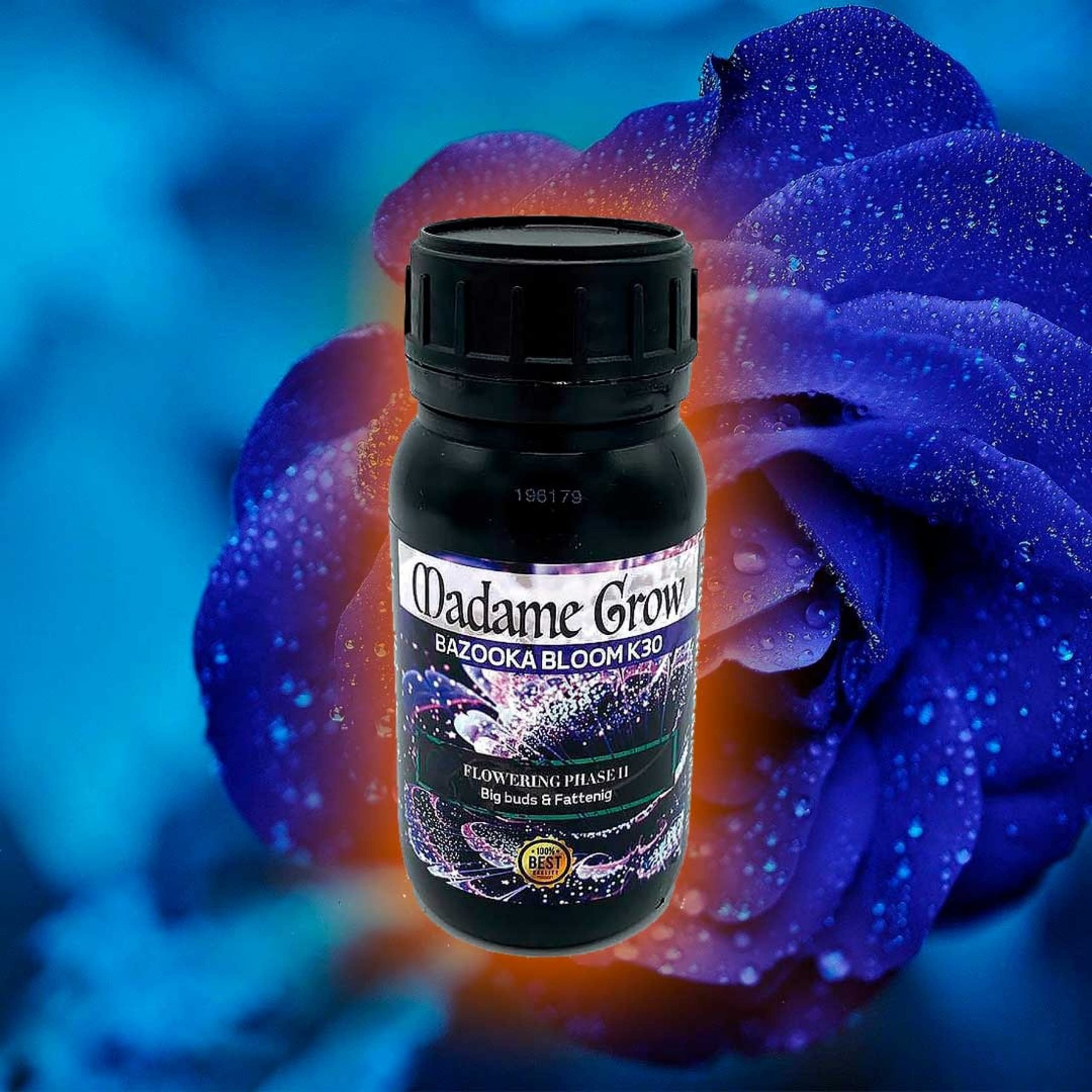 MADAME GROW Kit Flower 2 x 1 Litro | Pack Fertilizantes Floración Jamaican Bloom y Bazooka Bloom | PK Floración + Engordador K30 Orgánico | Kit de Floración para Cosechas Máximas