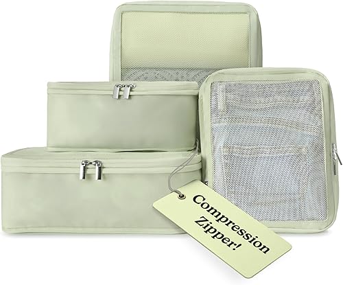 Miniatura 1 de Vandel Cubos de embalaje de compresión que ahorran espacio para mujeres, hombres, organizador de equipaje comprimible, cubos de equipaje para