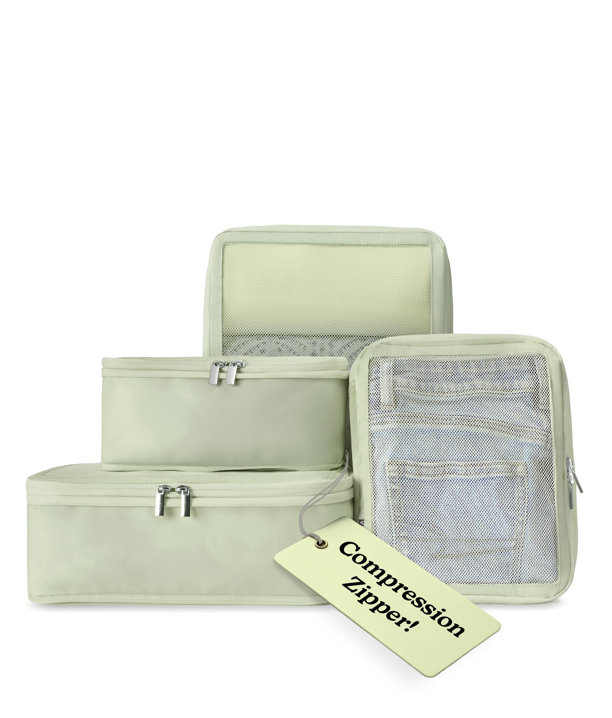 VANDEL Cubos de embalaje de compresión que ahorran espacio para mujeres, hombres, compresibles, organizador de maletas, cubos de equipaje para viajes, bolsas para equipaje y mochilas, cubo de maleta