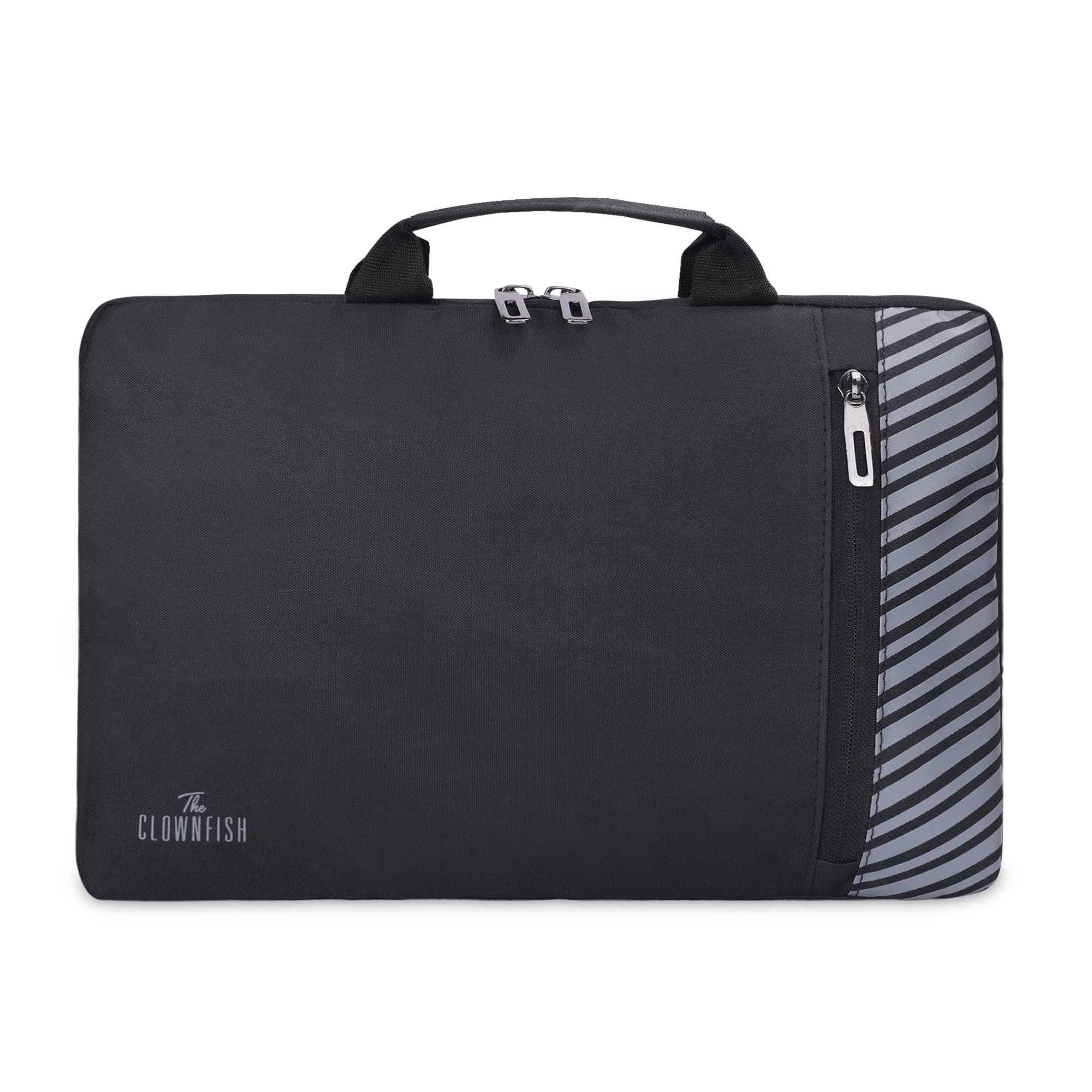 The Clownfish Rex Series Polyester Unisex 15.6 inch Laptop Sleeve Tablet Case with Comfortable Carry Handles (Black) (B0BQ6V8YLT) Amazon Price History, Amazon Price Tracker