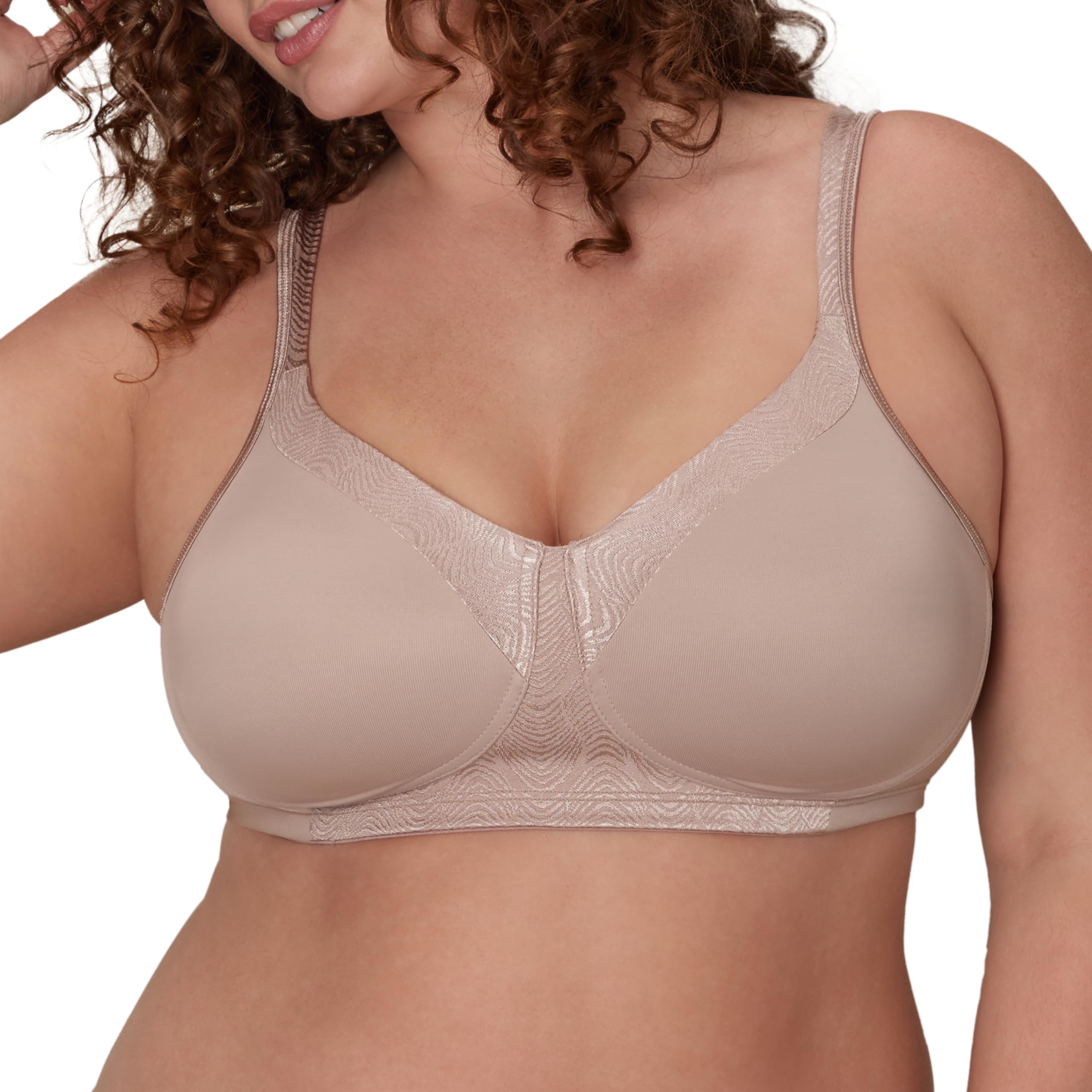 Playtex Women's Wireless Bra, 18 Hour T-Shirt Bras Available, Moisture-Wicking, Full Coverage, Smoothing