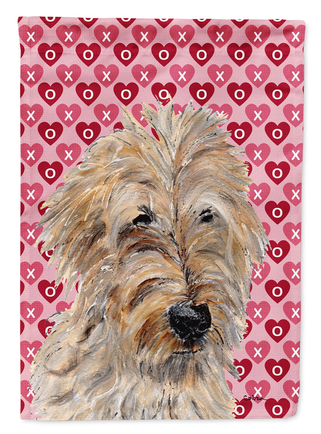 Doré Doodle Drapeau Toile Sc9715chf Grand Format Résistant aux UV