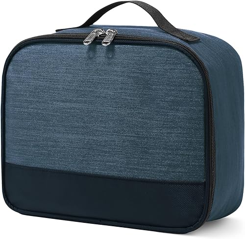 Lonchera para hombres Bolsa de almuerzo reutilizable para hombres adultos y mujeres Lonchera aislada para oficina, senderismo, campamento (azul