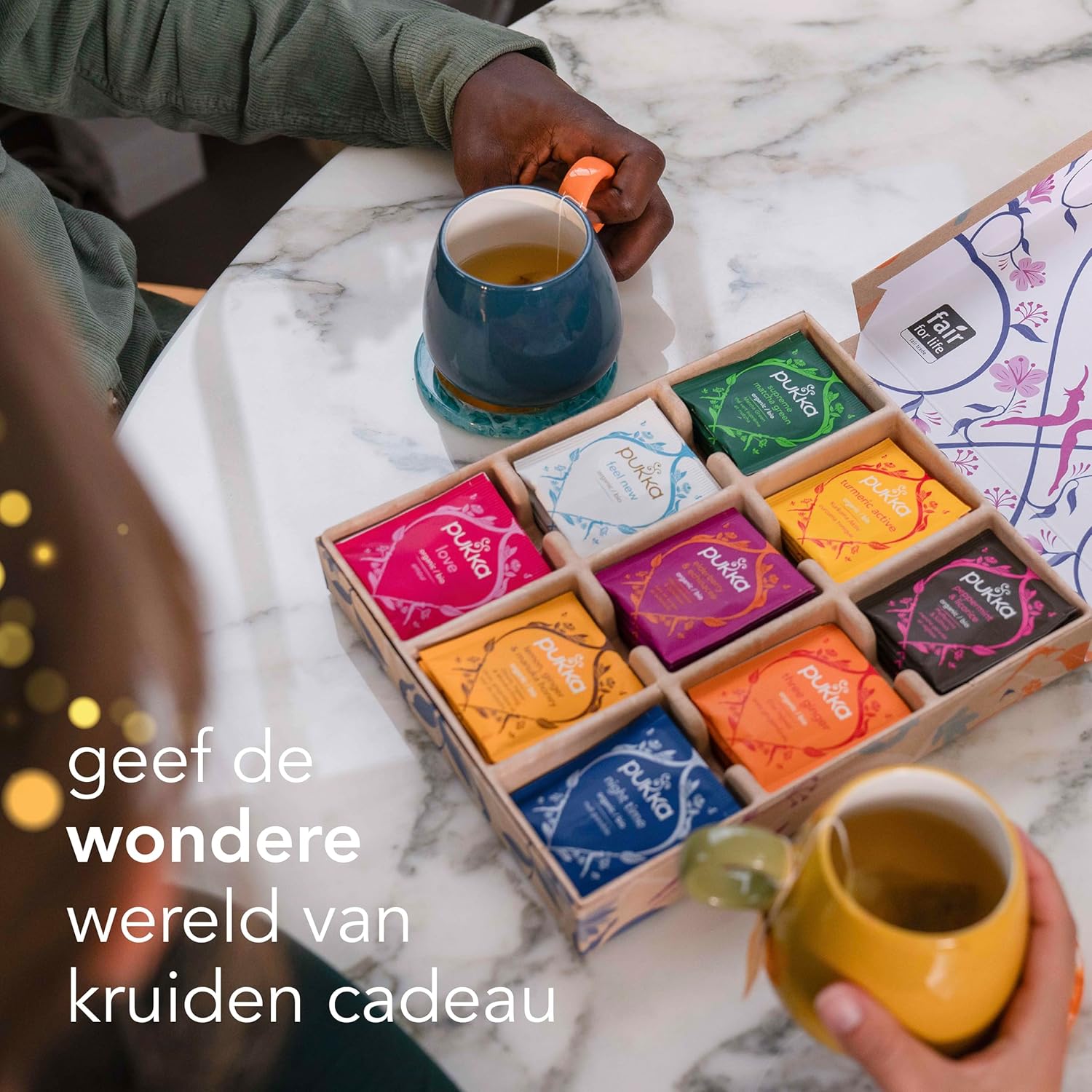 Pukka Coffret Sélection: 45 Tisanes Bio Ayurvédiques | Idée Cadeau Noël & Anniversaire - Image secondaire