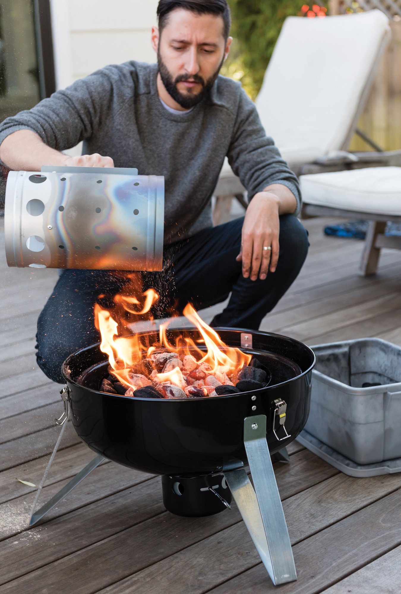 Cuisinart ccc-100 carbón chimenea