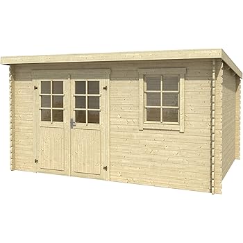 Lasita Maja Amira 230 Gartenhaus In Blockbohlenbauweise Fur Schnelle Montage Amazon De Baumarkt