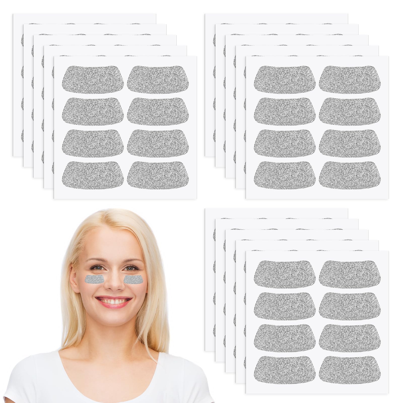 Cholemy 120 Pairs Black Stickers Bulk Baseball Glitter Stickers Football Softball Party Favor Spirit Day Accessories(Glitter,Silver)