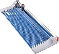 Vista 13 de Dahle 440 Recortador rotativo premium, longitud de corte de 14 pulgadas, capacidad de 30 hojas, afilado automático, abrazadera automática, cortador
