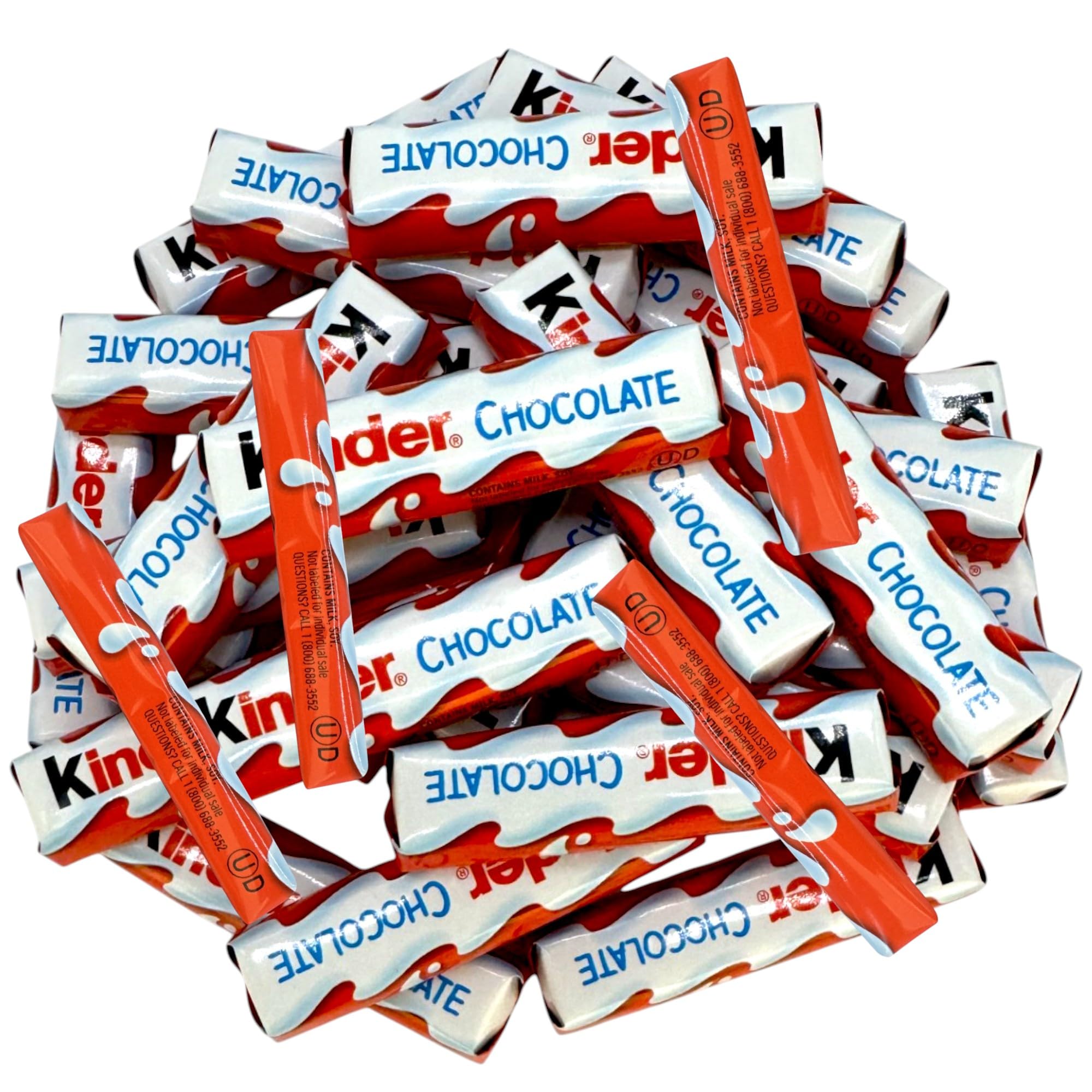 Creamy Milk Chocolate with a Milky Filling Chocolate Bars-1.5 lbs Individually Wrapped Snacks- Perfect for Kids & Families(24 oz)