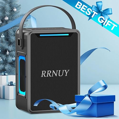 Miniatura 8 de Altavoz Bluetooth impermeable portátil con luces LED, negro (negro)