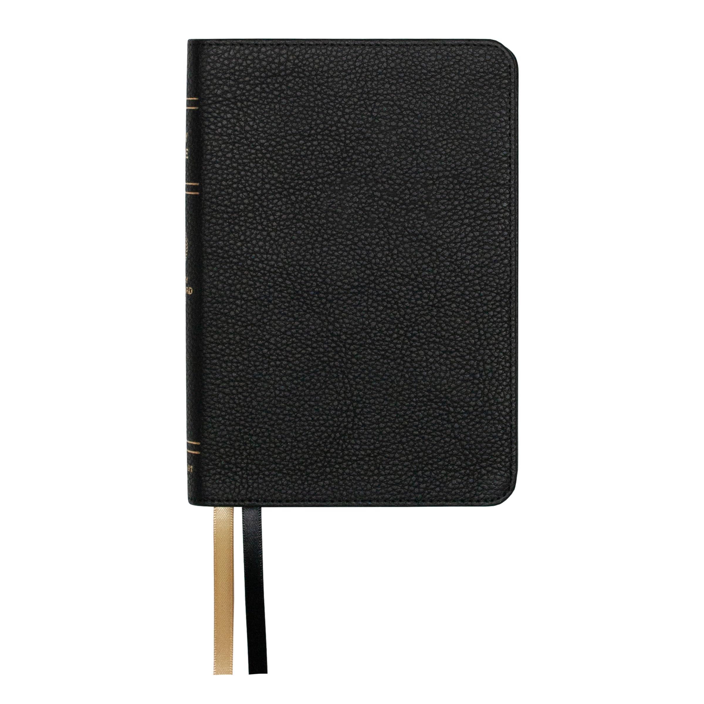 LSB Compact Bible, Black Cowhide