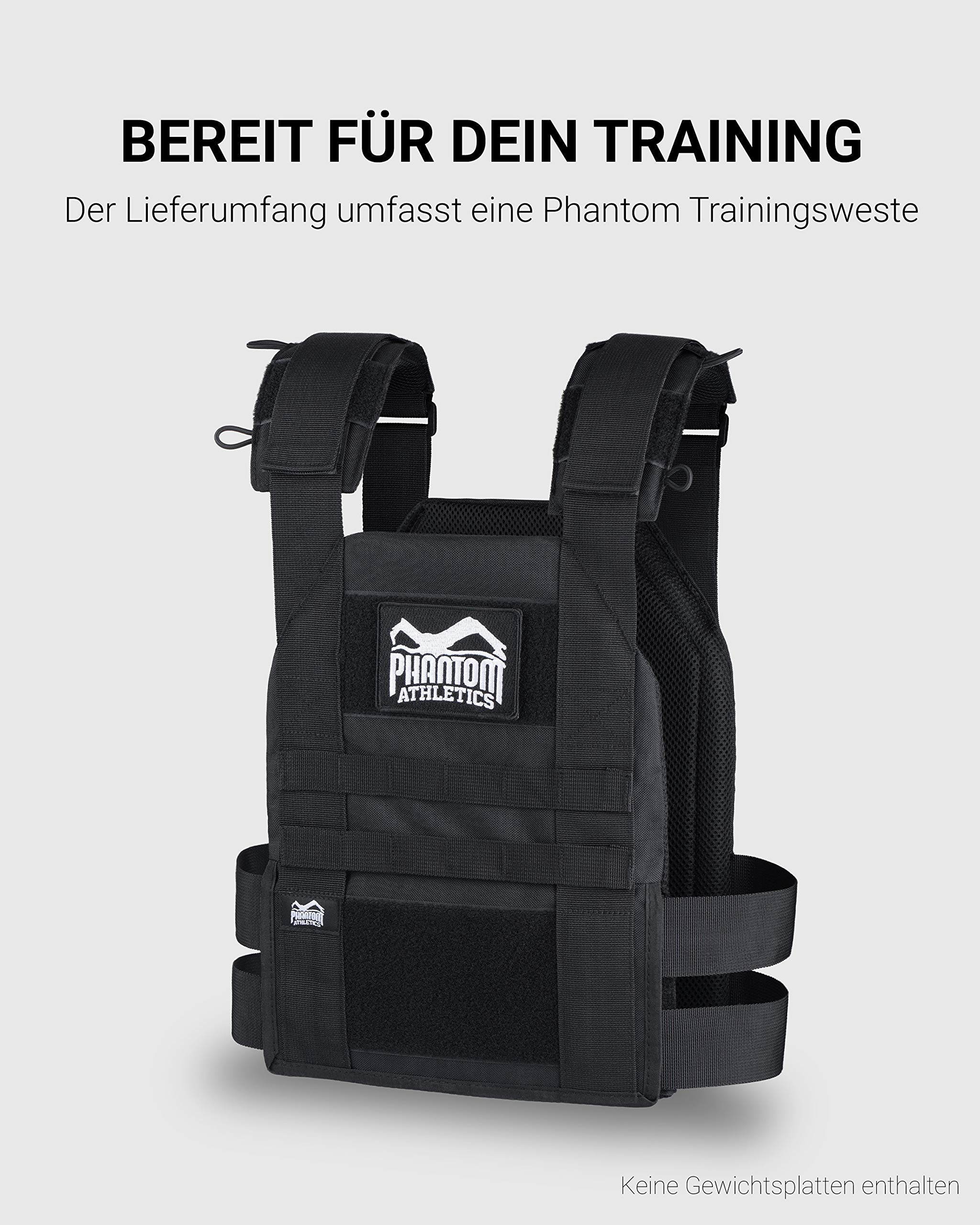 Phantom Athletics Gewichtsweste, Verschiedene Gewichte - Leicht Verstellbar