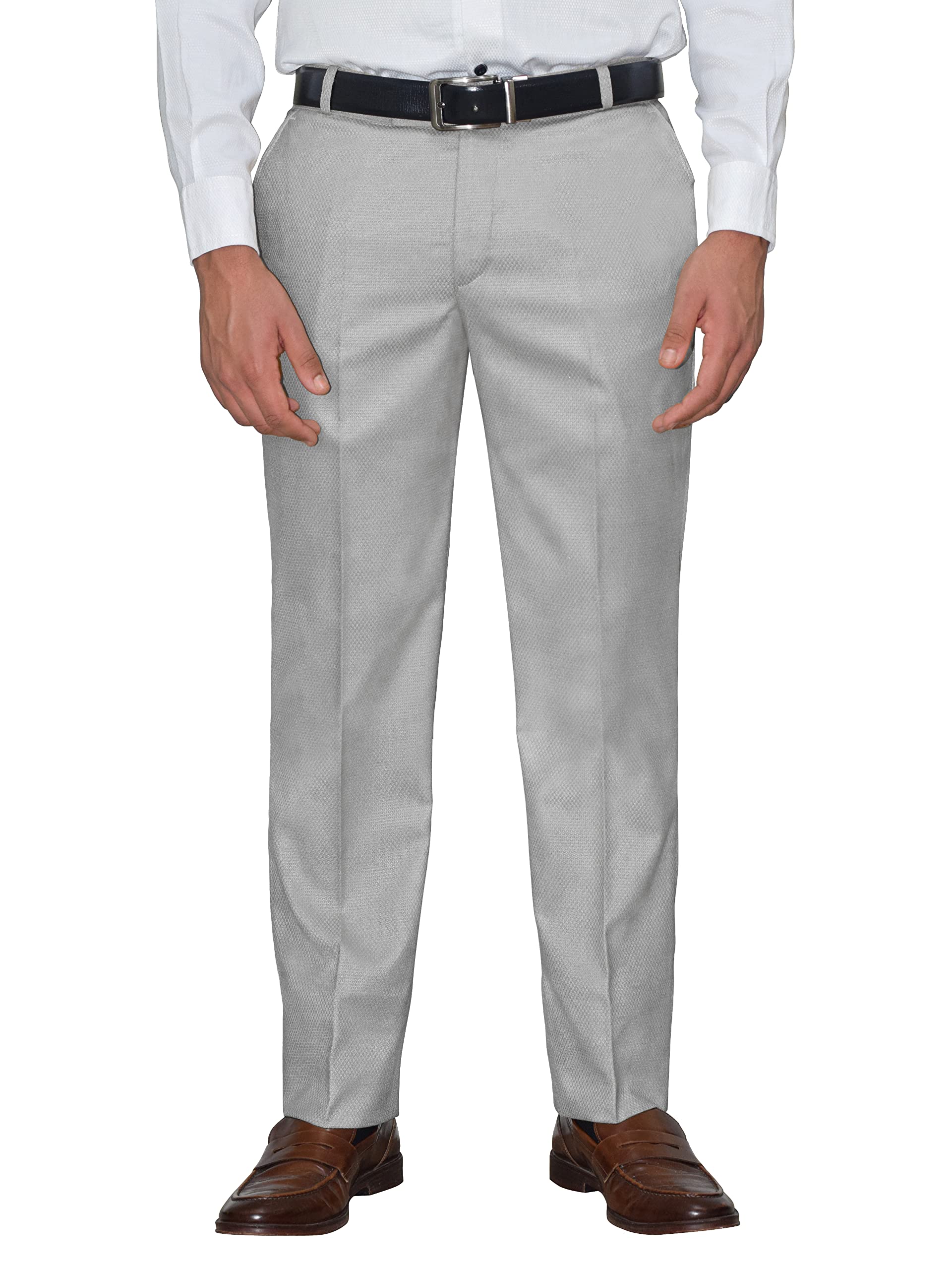 kacery Mens Formal Trousers Premium Comfort Casual Business Office Work Home Smart Modern Dress Pants MT-OP-02