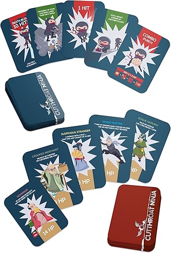 Miniatura 3 de Cutthroat Ninja Juego de mesa Un juego de cartas de estrategia - Una carrera hasta el final