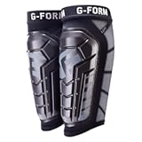 G-Form Pro-S Vento Soccer Shin Guard - Machine-Washable Performance Shin Guards - Flexible SmartFlex Pads - Lightweight&comma; Low-Profile Soccer Gear - Black&comma; Adult Small
