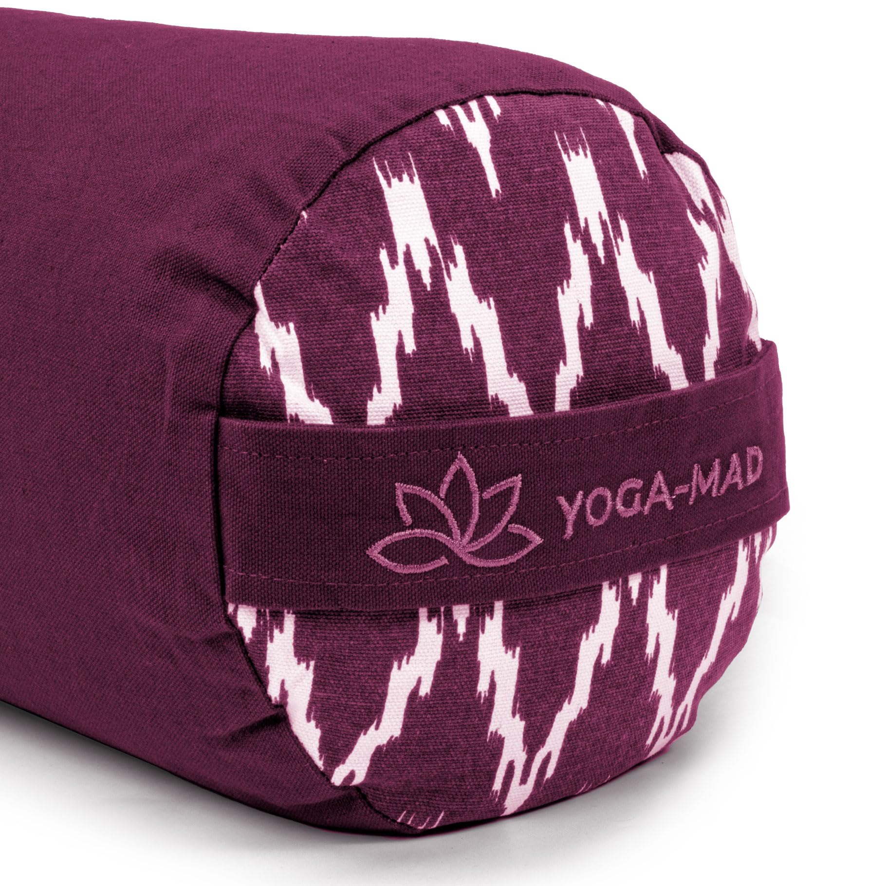 Yoga Studio Spare Organic Cotton Bolster Covers With Handle And Zipper (Two Toned - Navy)