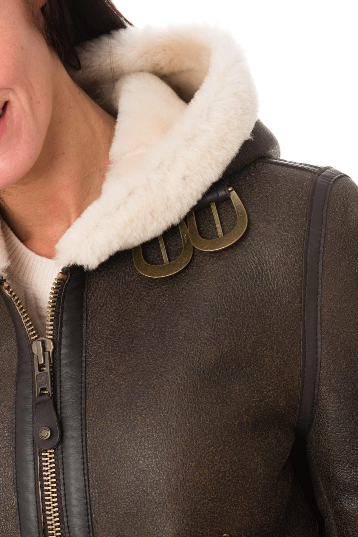 Schott NYC Kurtka skórzana Kobiety Lcw1257h