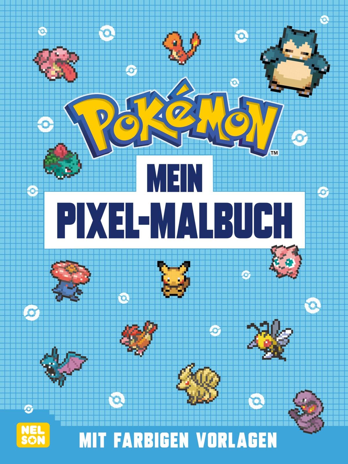 Pokémon Activity-Buch: Mein Pixel-Malbuch: Mit farbigen Vorlagen