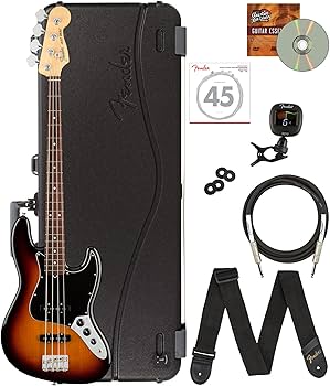 Amazon.com: Fender American Performer Jazz Bass 3-Color Sunburst