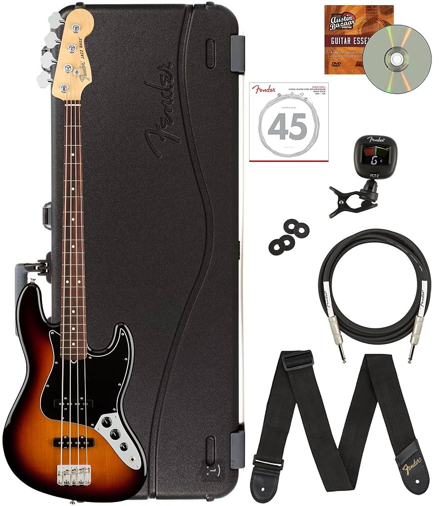 Amazon.com: Fender American Performer Jazz Bass 3-Color