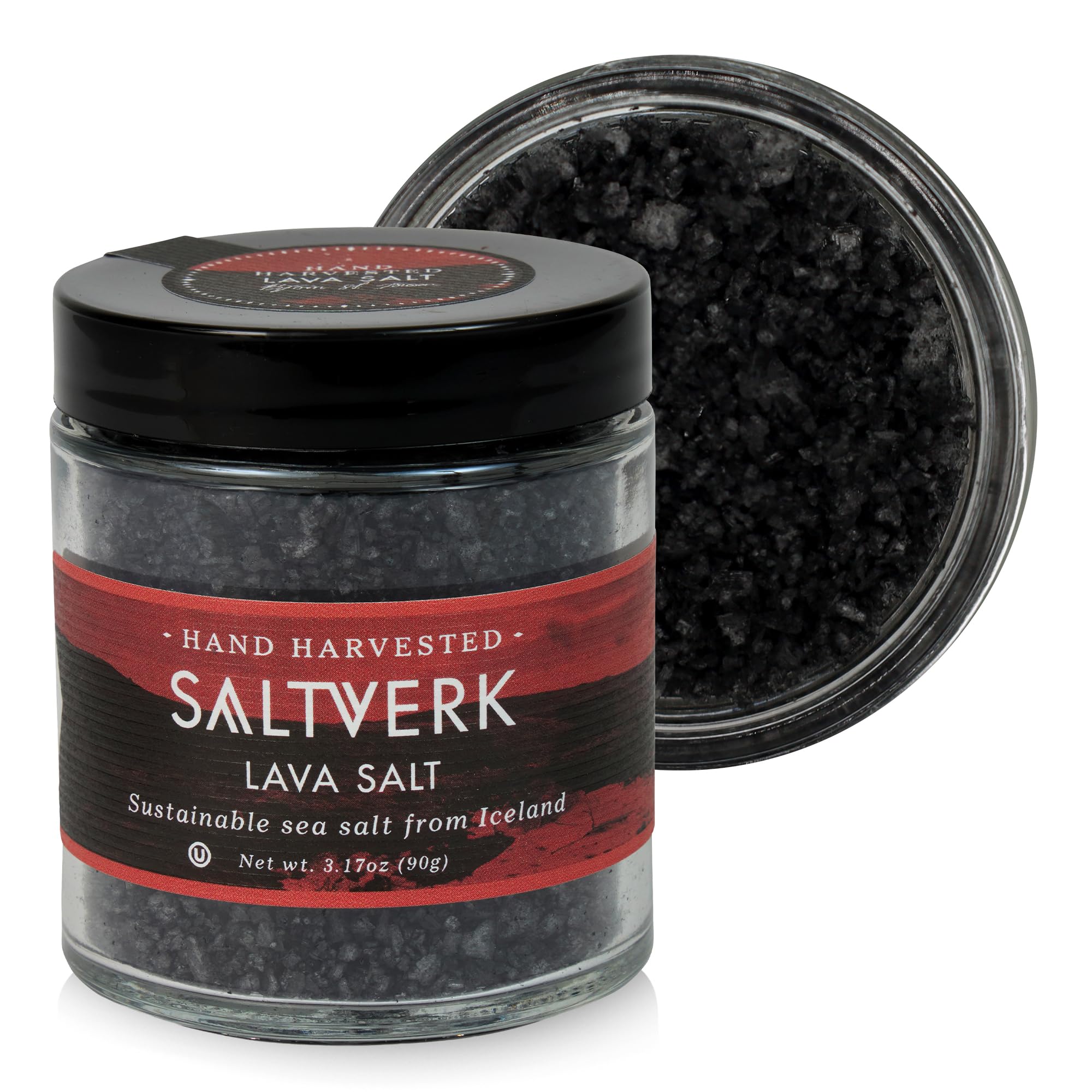 【ユキエ】アイスランド「LAVA SALT（ラバソルト/溶岩塩） 90g Amazon.com : Saltverk Sea Salt -Gourmet, Icelandic, Hand Harvested