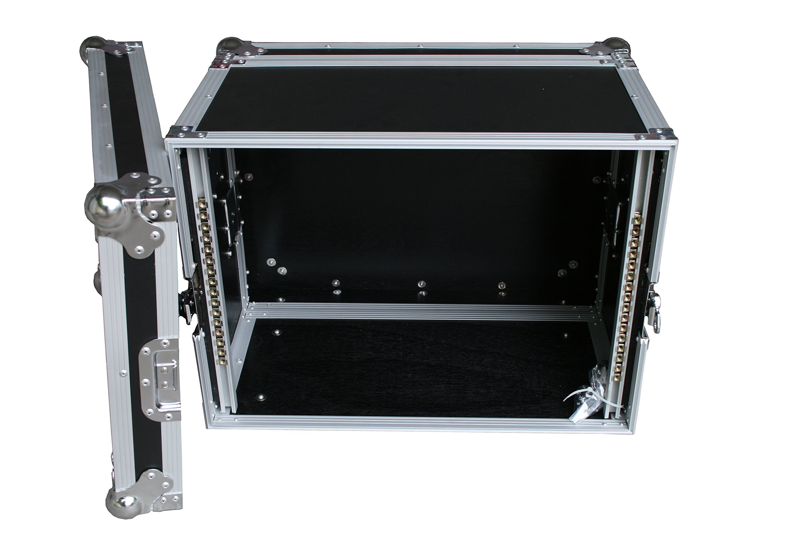 MF-Cases 25cm, 8HE Flightcase mit Butterfly Verschluss