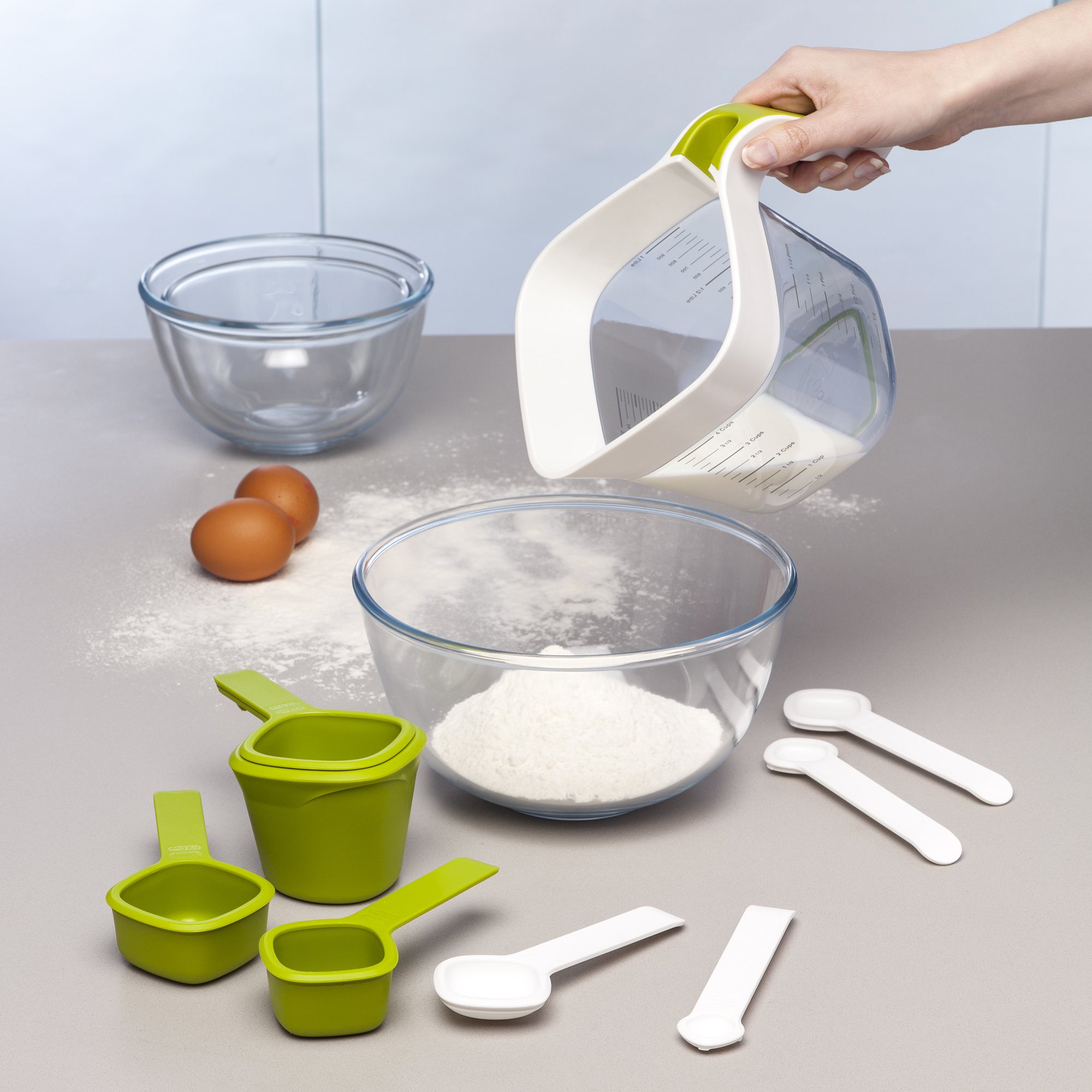 Zeal L207W Measuring Jug Set, White - Image 3