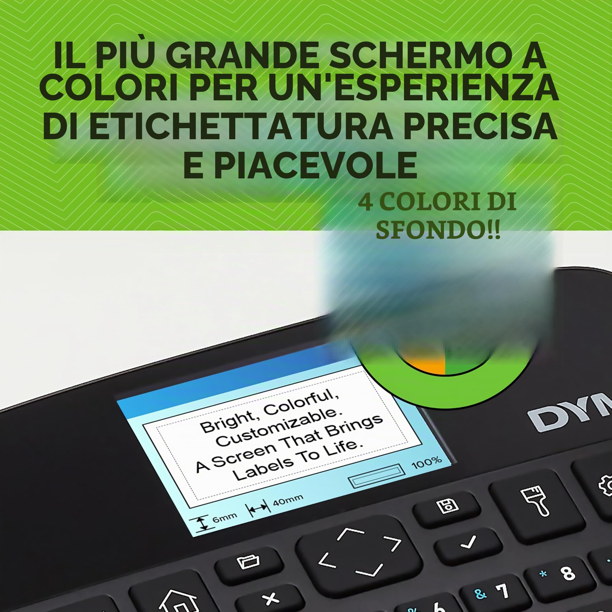 DYMO LabelManager Executive 640 CB - Stampante per etichette con valigetta e 3 cassette D1