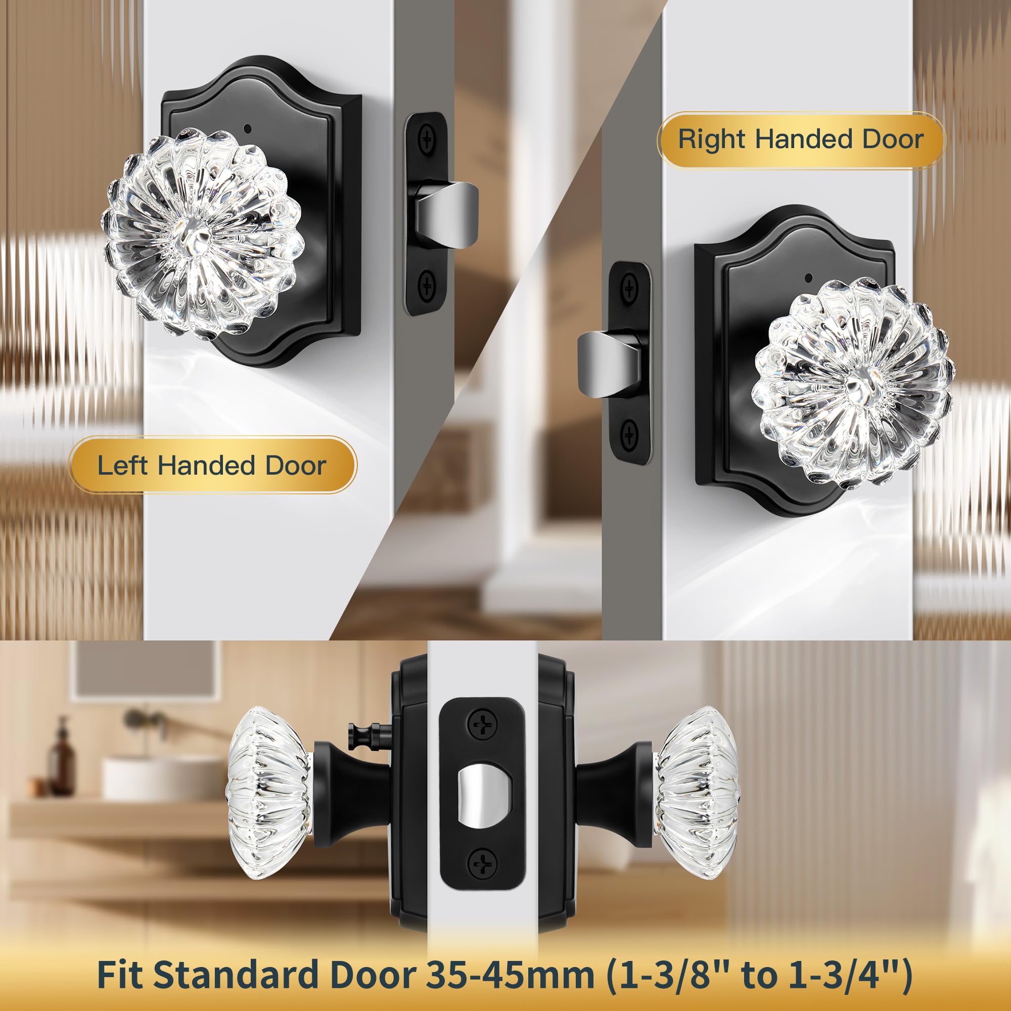 Crystal Glass Door Knob At Rs 200/piece | Crystal Knobs In Firozabad - View #8